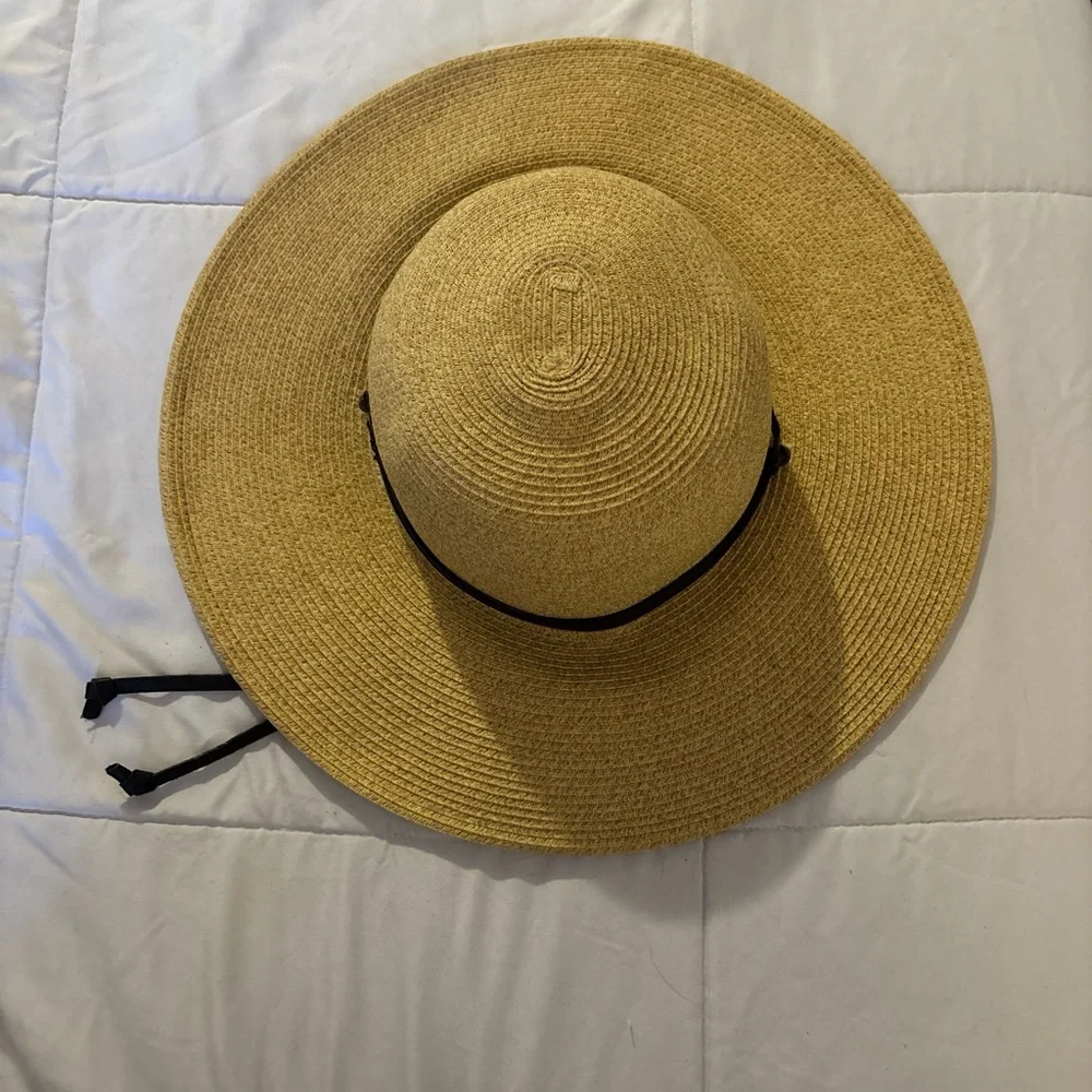 San Diego Hat Company Tan Wide Brim Beacon hat UPF 50+ - Picture 2 of 6